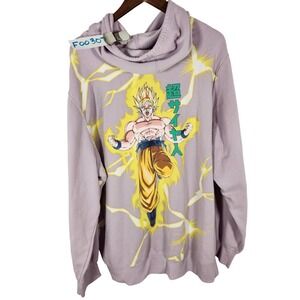 Dragon Ball Z Lavender Lilac Hoodie Size 3XL